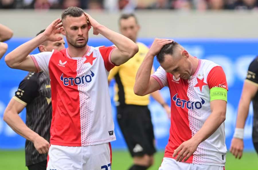 Erik Prekop a Jan Bořil měli svůj podíl na porážce Slavie.