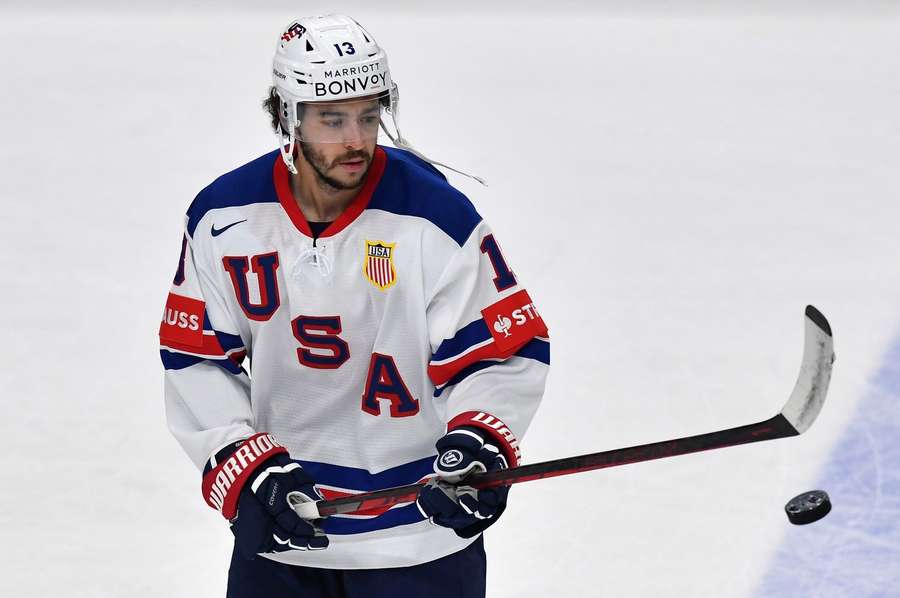 Johnny Gaudreau her i aktion for USA