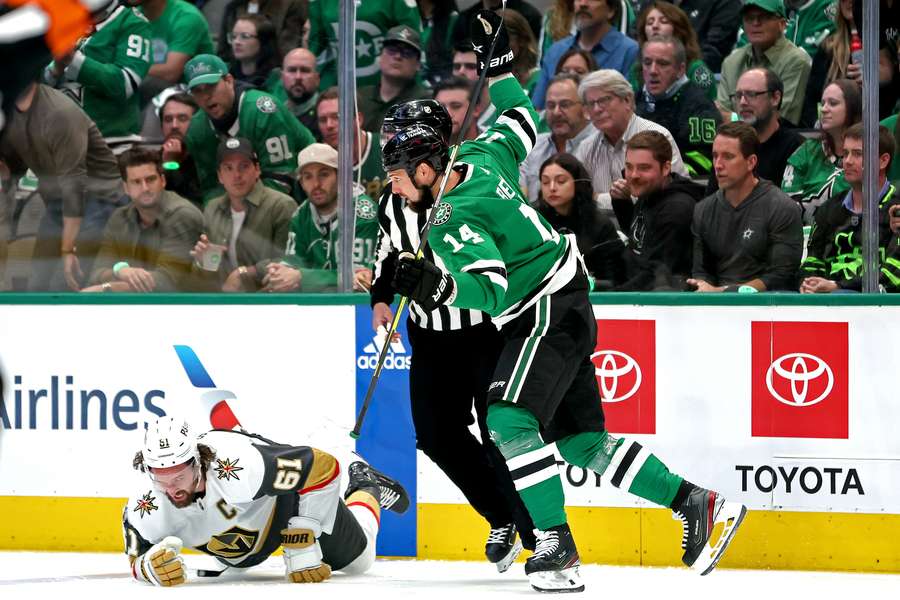 Dallas Stars captain Jamie Benn has been suspended for two games after his clash with Golden Knights forward Mark Stone