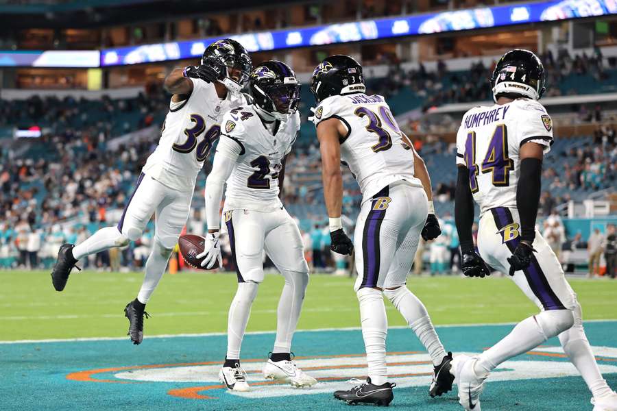The Baltimore Ravens enjoy a big win on Thursday Night Football. The Baltimore Ravens enjoy a big win on Thursday Night Football.