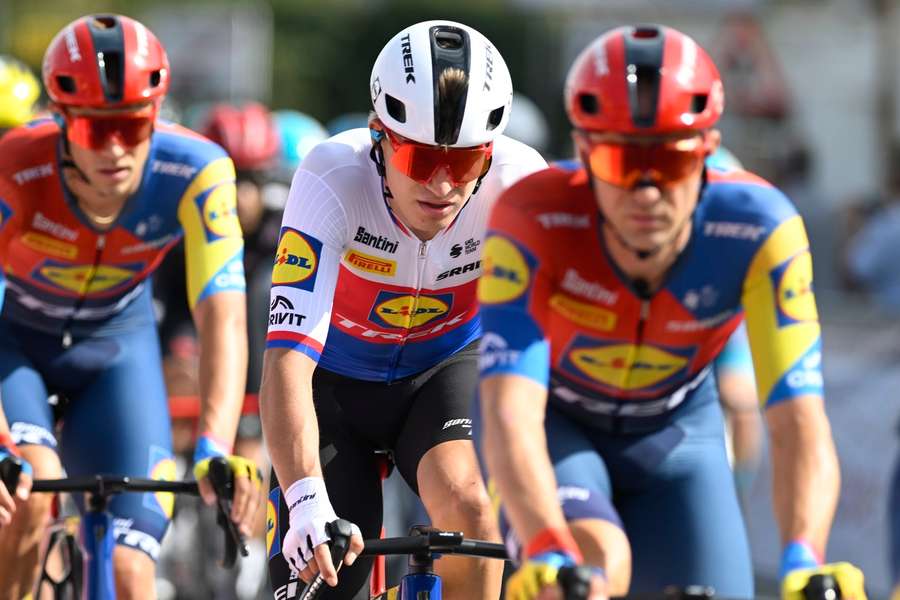 Vacek hájí barvy stáje Lidl-Trek.