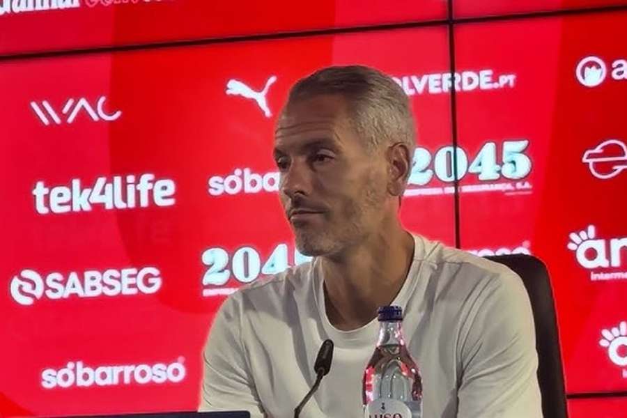 Carlos Vicens, treinador do SC Braga Carlos Vicens, treinador do SC Braga