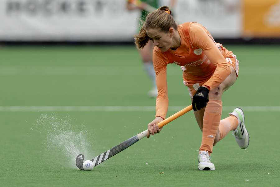Felice Albers in actie tijdens de recente interland tegen Ierland