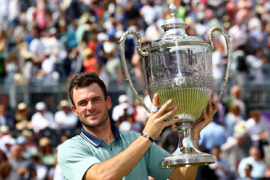 Paul with his trophy