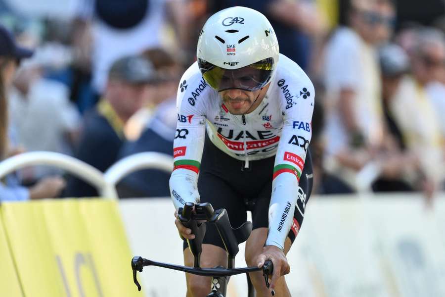 Joao Almeida sur la 5e étape.