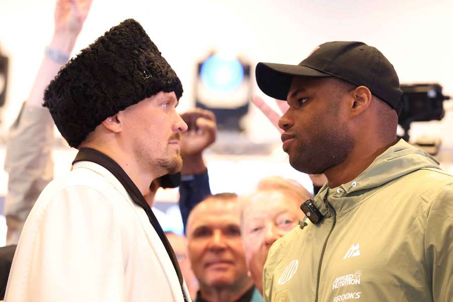 Daniel Dubois et Oleksander Usyk