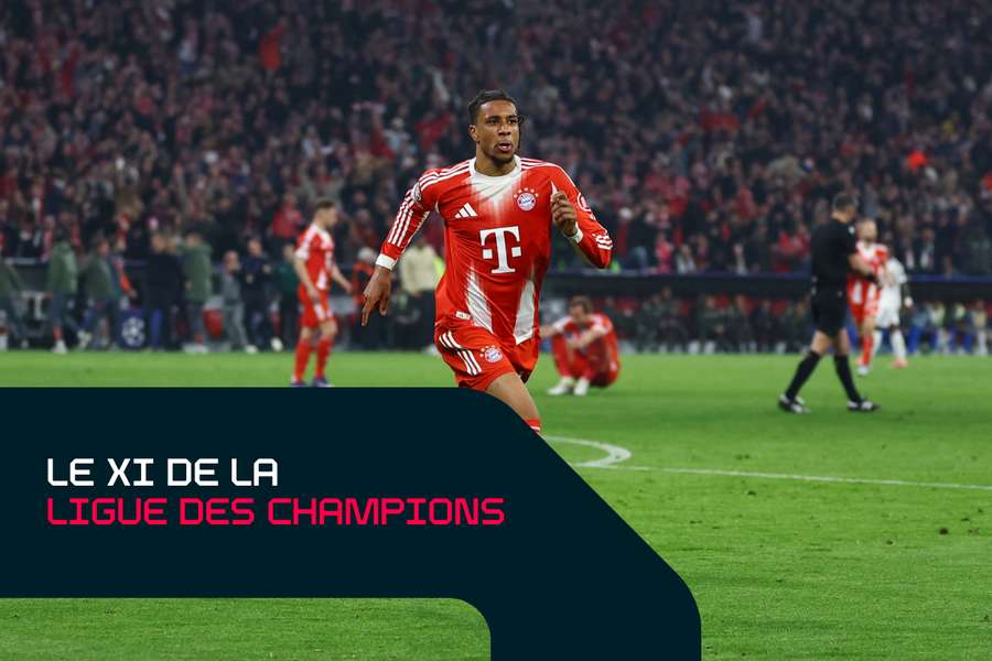 Michael Olise contre le Real Madrid.