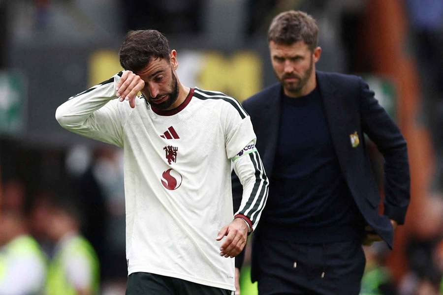 Bruno Fernandes a testa bassa Bruno Fernandes a testa bassa