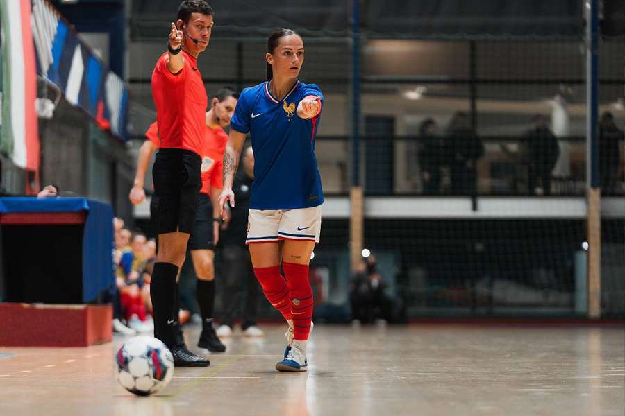 Alexandra Atamaniuk, capitaine de l'équipe de France féminine de futsal.