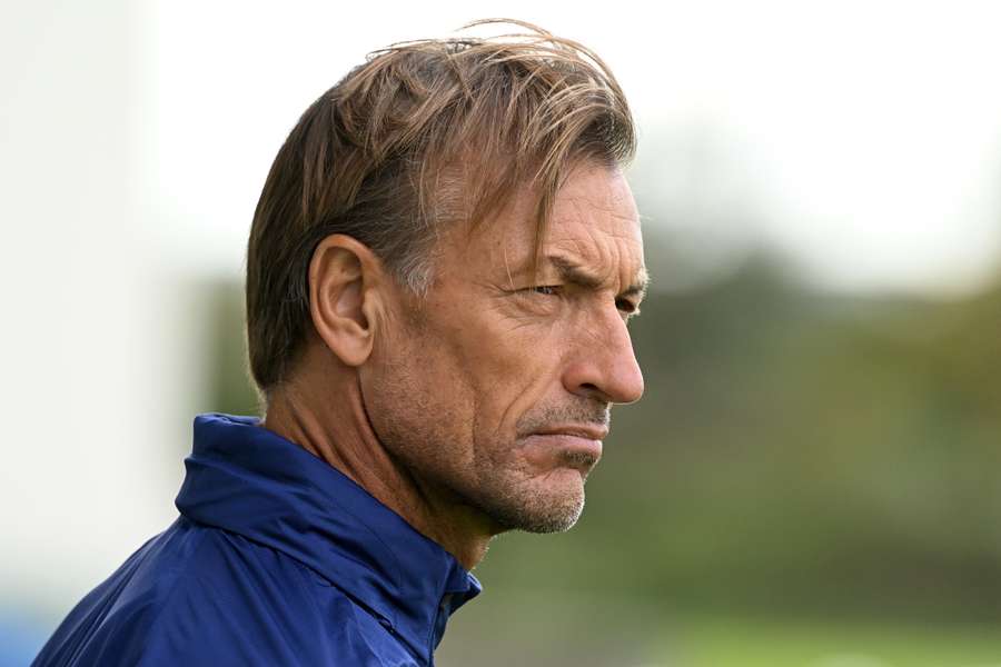 Hervé Renard cette semaine à l'entraînement.