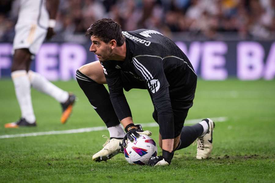 Courtois voltou de contusão no Real