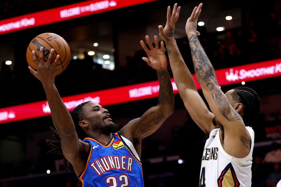 Le Thunder l'a emporté sur les Pelicans. Le Thunder l'a emporté sur les Pelicans.