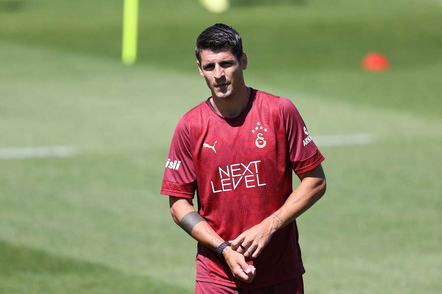 Álvaro Morata ještě v barvách Galatasaraye.