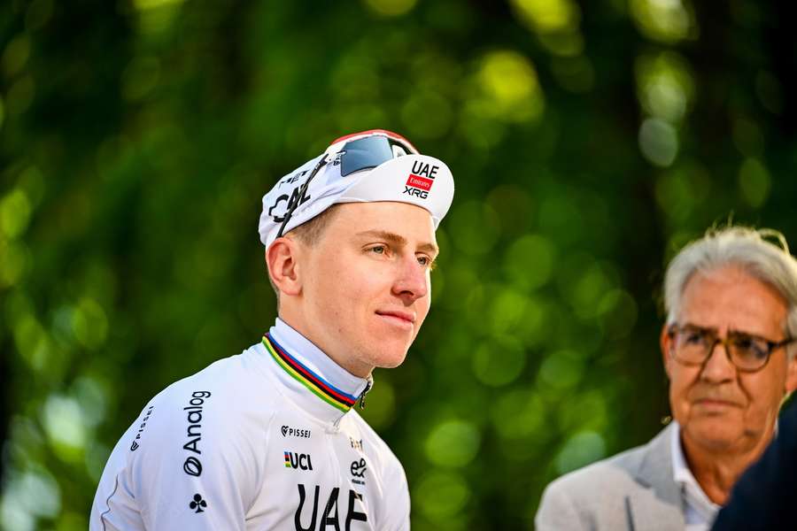 Tadej Pogacar am Sonntag.