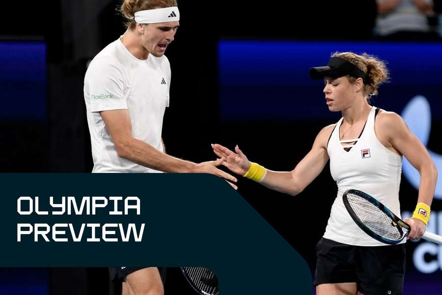 Alexander Zverev und Laura Siegemund überzeugten beim United Cup im Mixed.