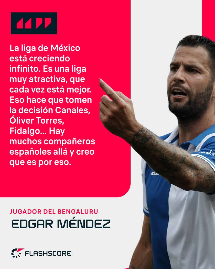 Las palabras de Edgar Méndez sobre la liga Mexicana.