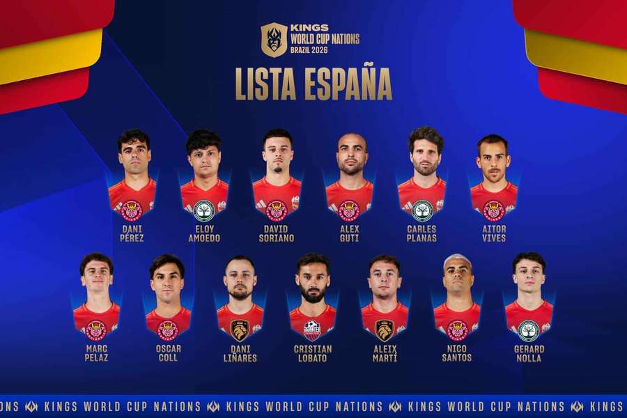 Los 13 convocados de España Los 13 convocados de España