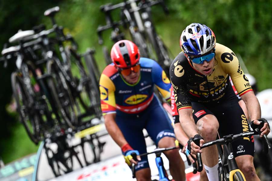 Wout van Aert e o seu capacete que lhe dá asas Wout van Aert e o seu capacete que lhe dá asas