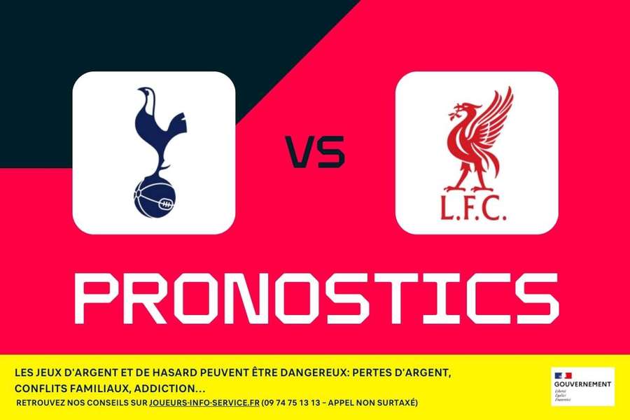 Tottenham - Liverpool : Pronostics, meilleurs paris et cotes (Premier League)