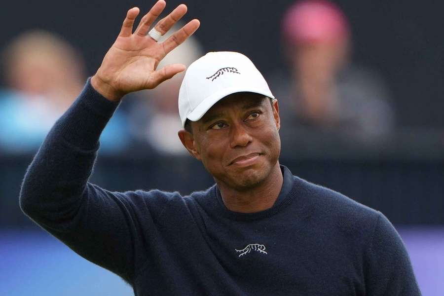 Tiger Woods efter sin Masters-runde i år