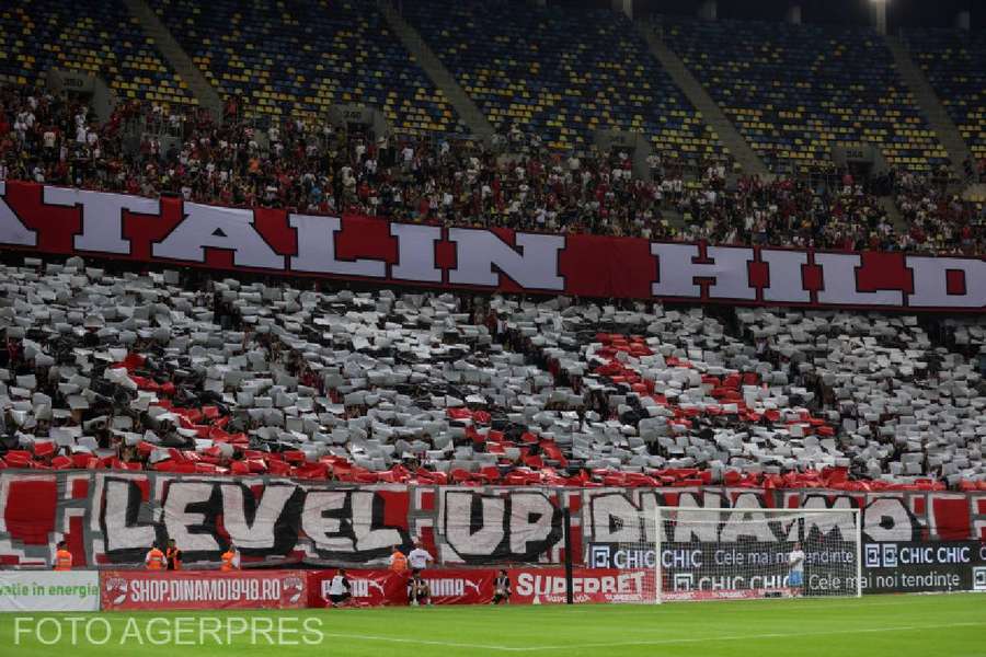 Fanii dinamoviști pe Arena Națională