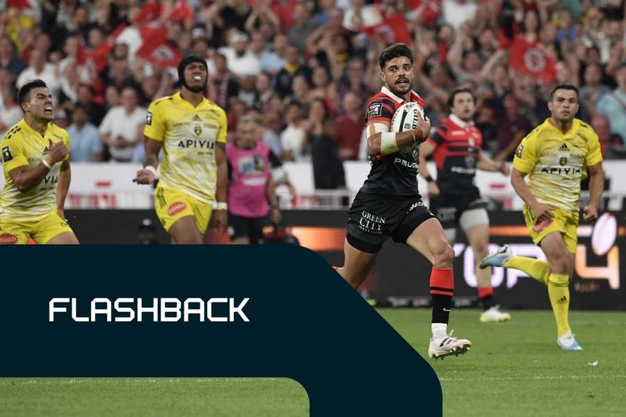Romain Ntamack pour un des essais les plus marquants en finale.