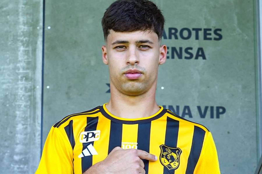Gonçalo Braga com a nova camisola