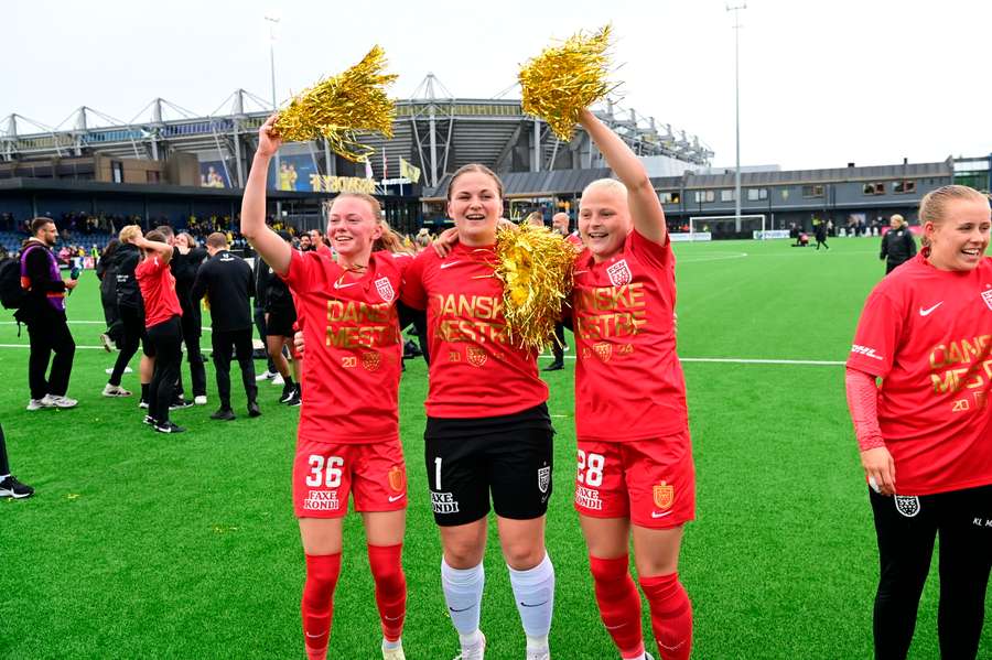 FCN-fodboldkvinder vinder mesterskabet for første gang