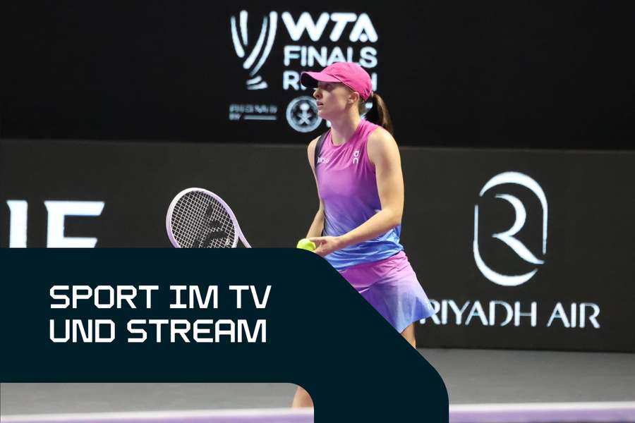 Sport live am Samstag: In Riad beginnt mit den WTA Finals heute das Jahresendturnier der Tennis-Damen. Sport live am Samstag: In Riad beginnt mit den WTA Finals heute das Jahresendturnier der Tennis-Damen.