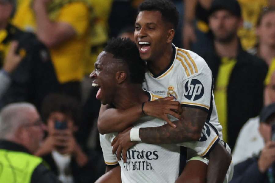 Vinicius Junior e Rodrygo fazem a festa em Wembley