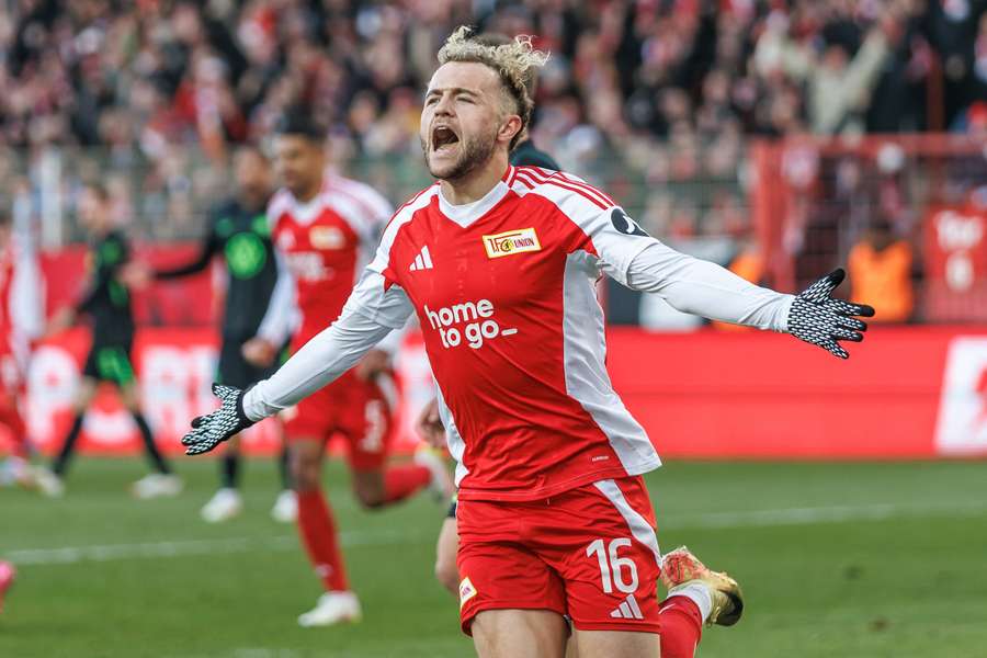 Benedict Hollerbach erzielte am Sonntag das Goldtor für Union Berlin