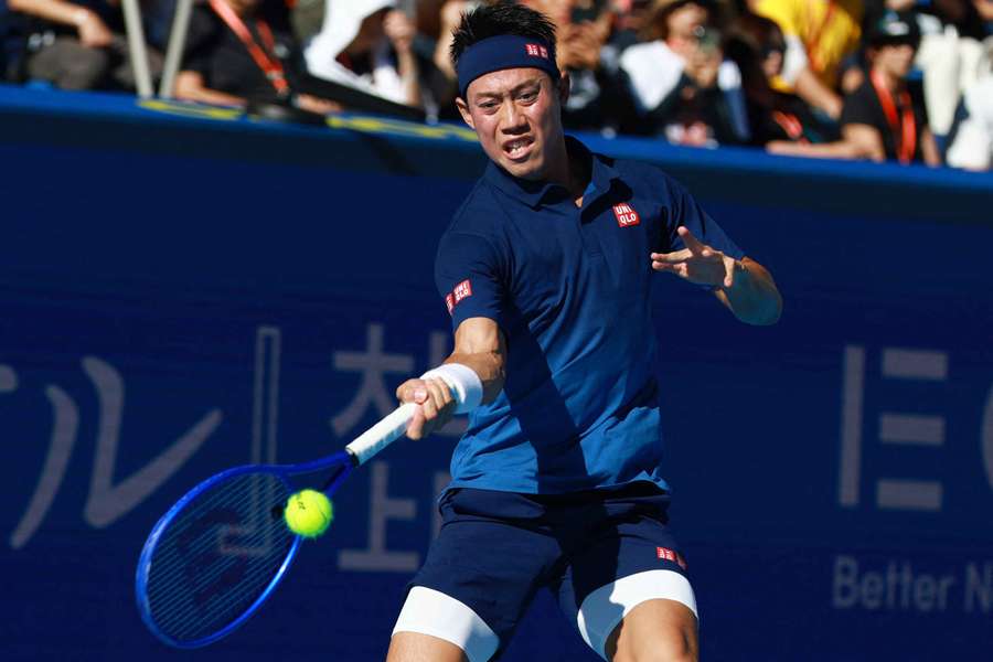 Kei Nishikori à Tokyo ce jeudi. Kei Nishikori à Tokyo ce jeudi.