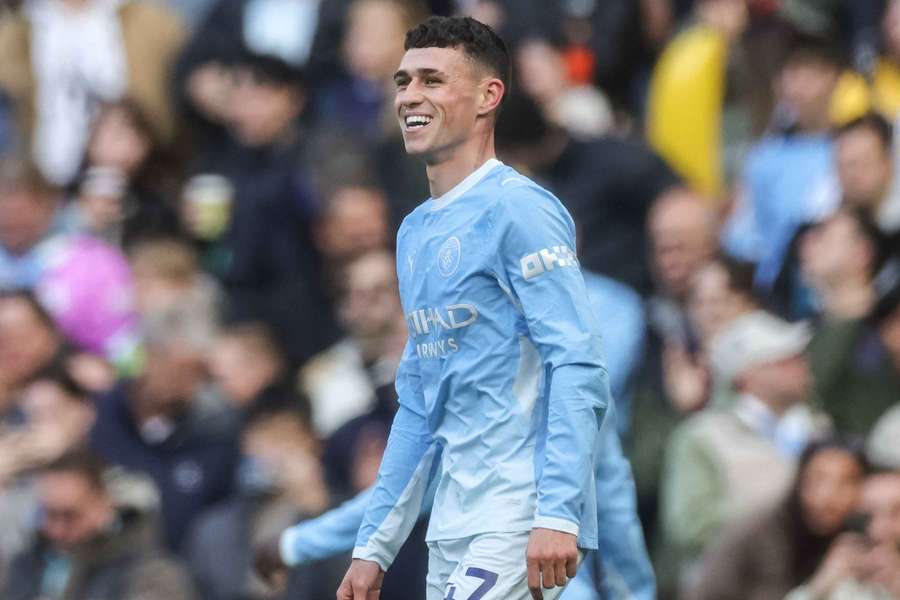 Foden miał powód do uśmiechu. Foden miał powód do uśmiechu.