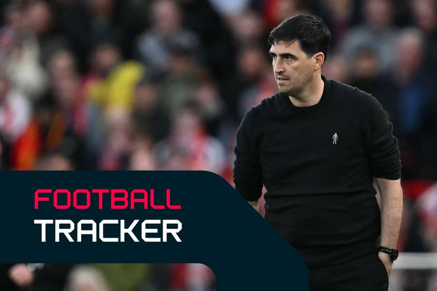 Liverpool boss Iraola on the touchline Liverpool boss Iraola on the touchline