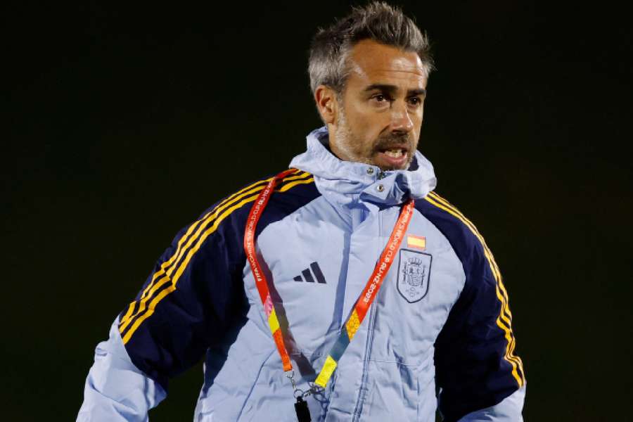 Spain coach Jorge Vilda during training