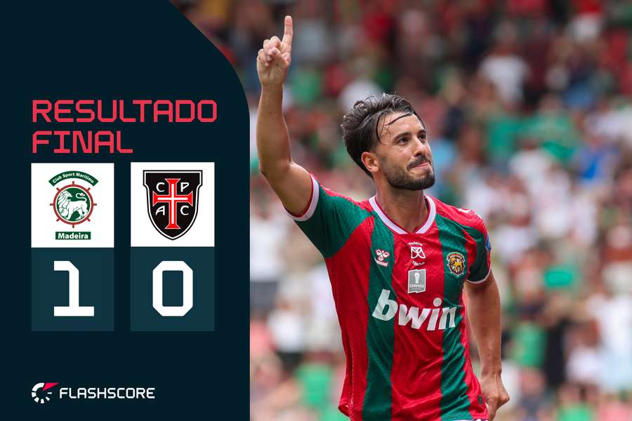 Raphael Guzzo anotou o único golo da partida Raphael Guzzo anotou o único golo da partida