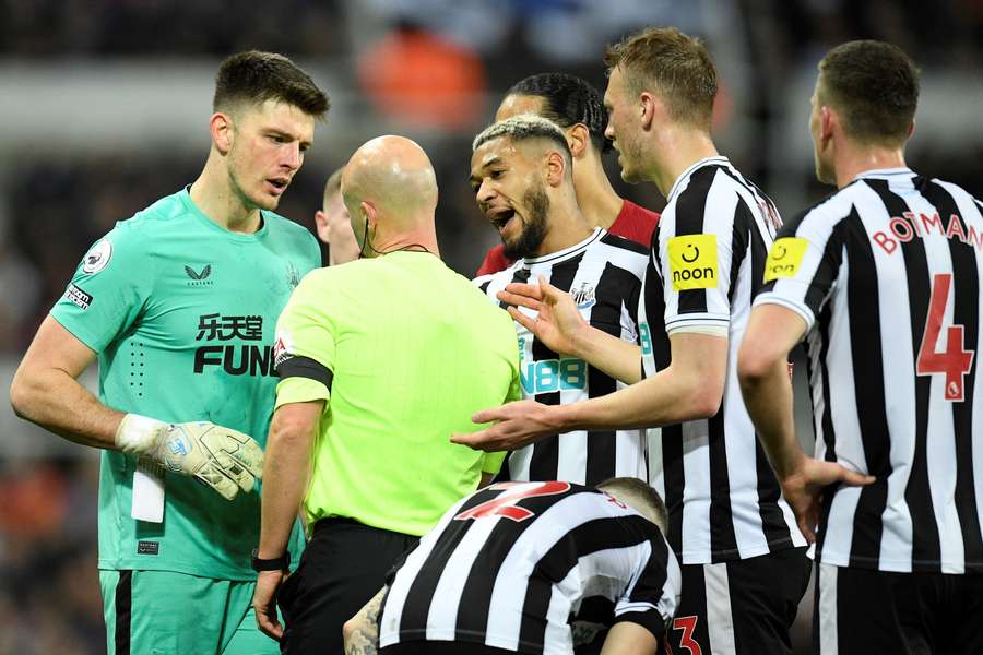 Nick Pope is sent off for a remarkable error against Liverpool