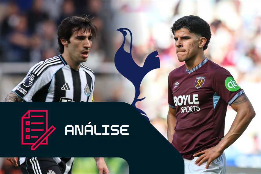 Sandro Tonali e Mateus Fernandes vão integrar a revolução do Tottenham de Roberto De Zerbi Sandro Tonali e Mateus Fernandes vão integrar a revolução do Tottenham de Roberto De Zerbi