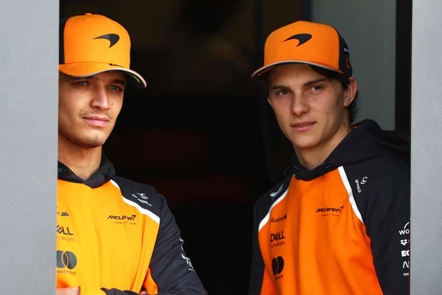 Lando Norris (l.) und Oscar Piastri (r.)
