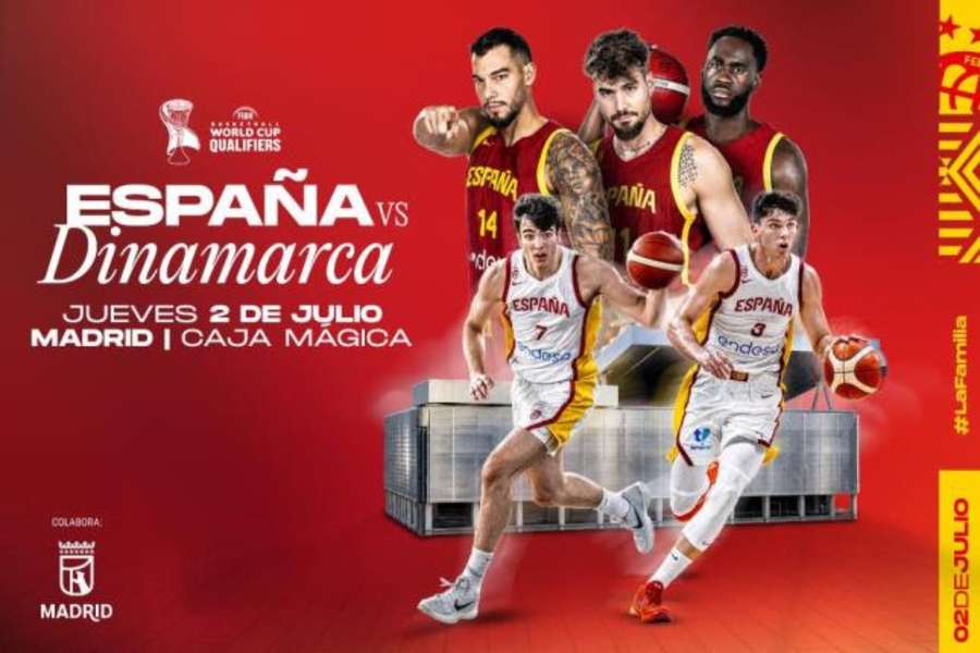 La selección española, en Madrid contra Dinamarca