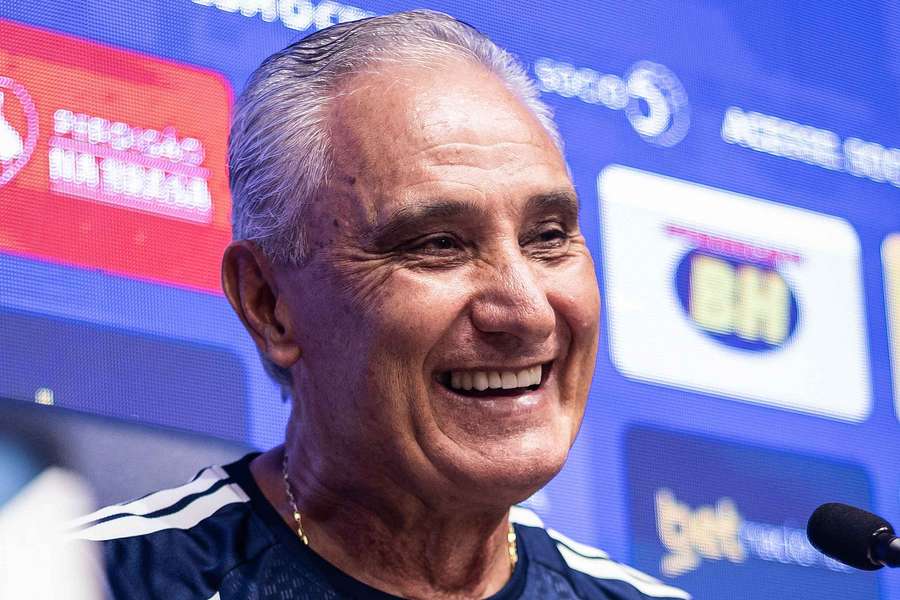 Tite em apresentação no Cruzeiro