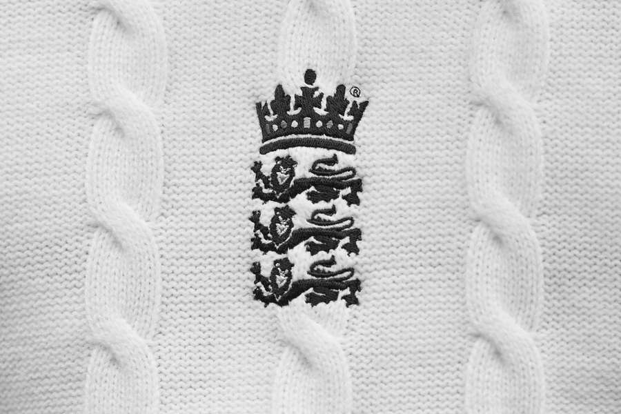 England's Three Lions crest on a jumper in 2022