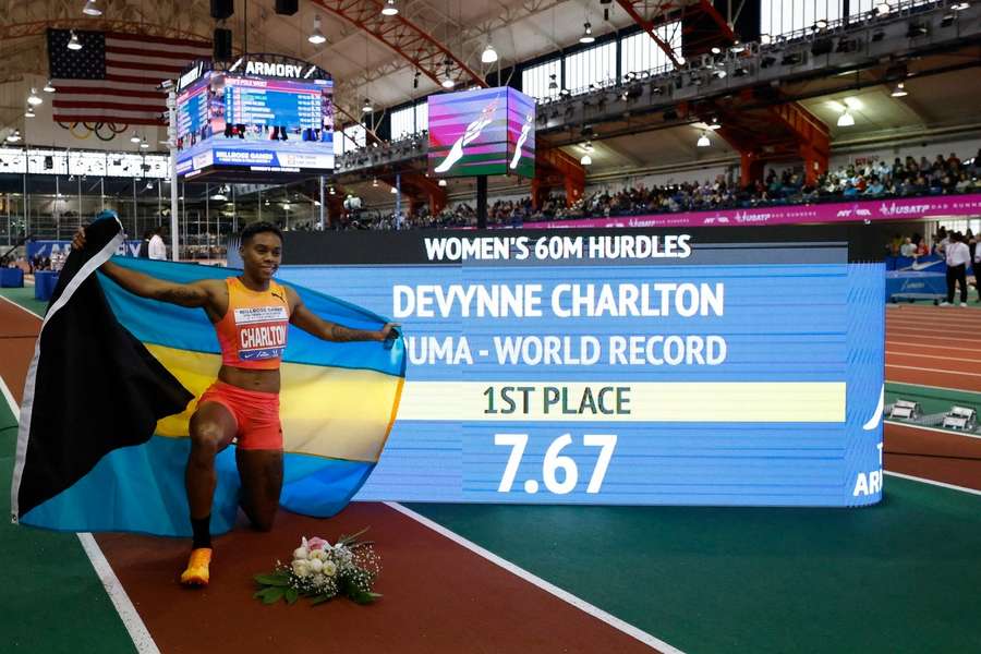 Devynne Charlton din Bahamas a stabilit un nou record mondial