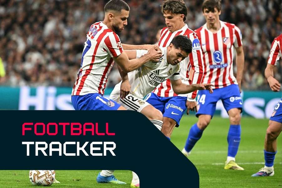 David Hancko fights for the ball with Brahim Diaz David Hancko fights for the ball with Brahim Diaz