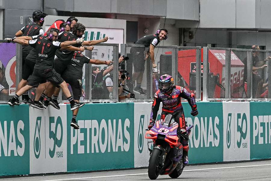 Martin wins the Malaysia sprint