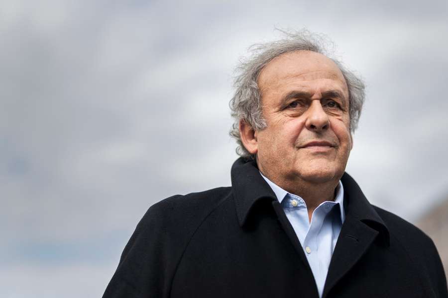 Michel Platini en mars 2025.