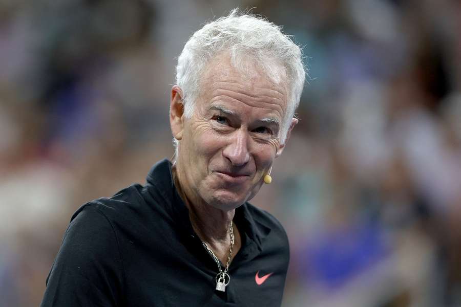 John McEnroe je proti finále Next Genu v Saúdské Arábii.