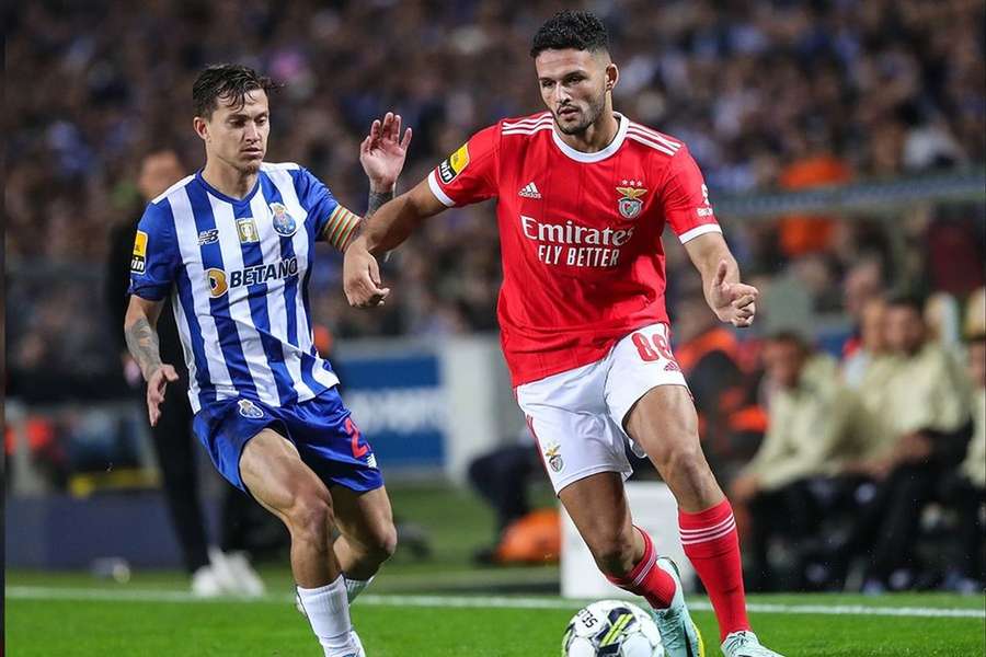 Gonçalo Ramos e Otávio em duelo