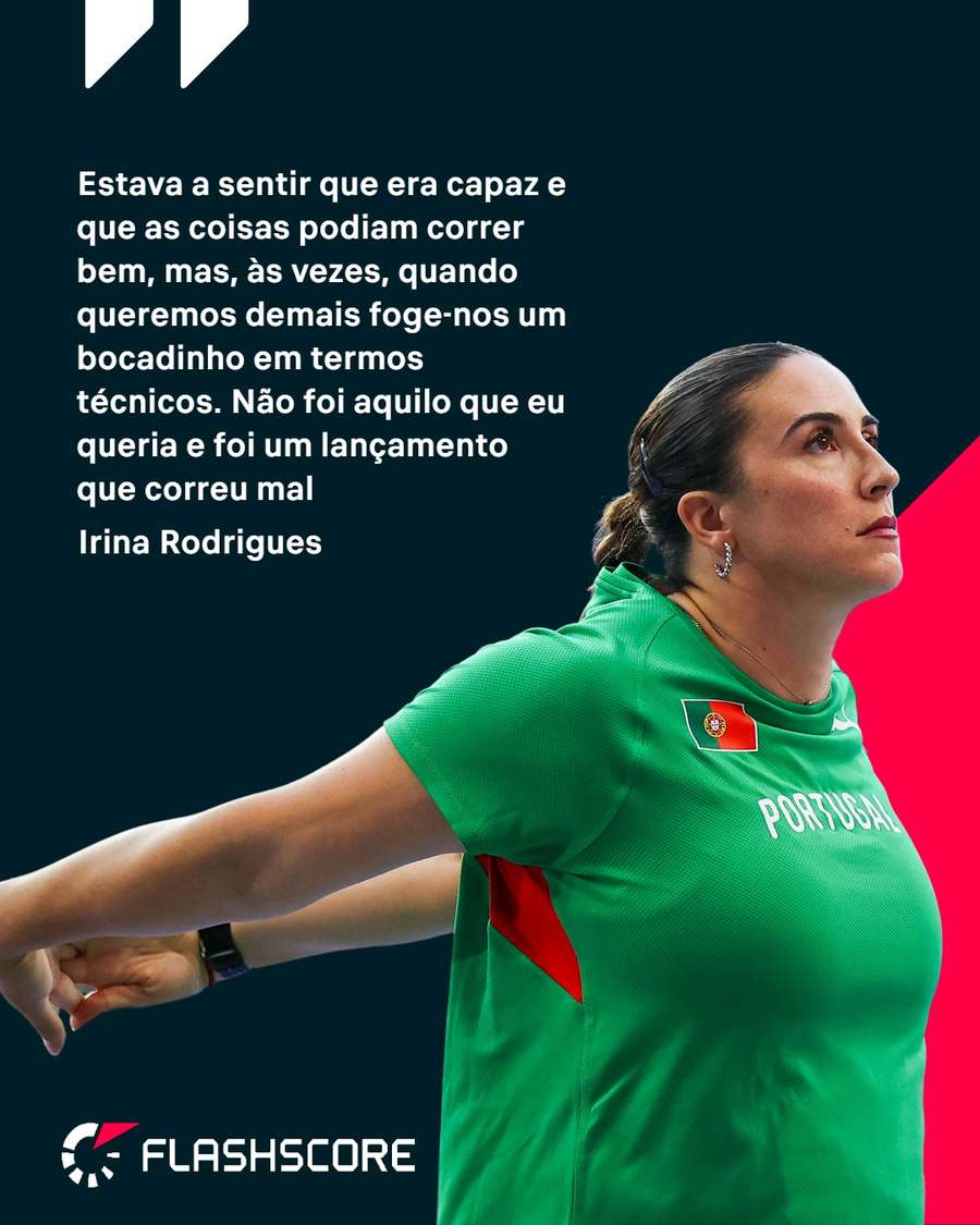 As declarações de Irina Rodrigues As declarações de Irina Rodrigues