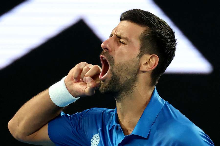 Novak Djokovic bei den Australian Open 2025